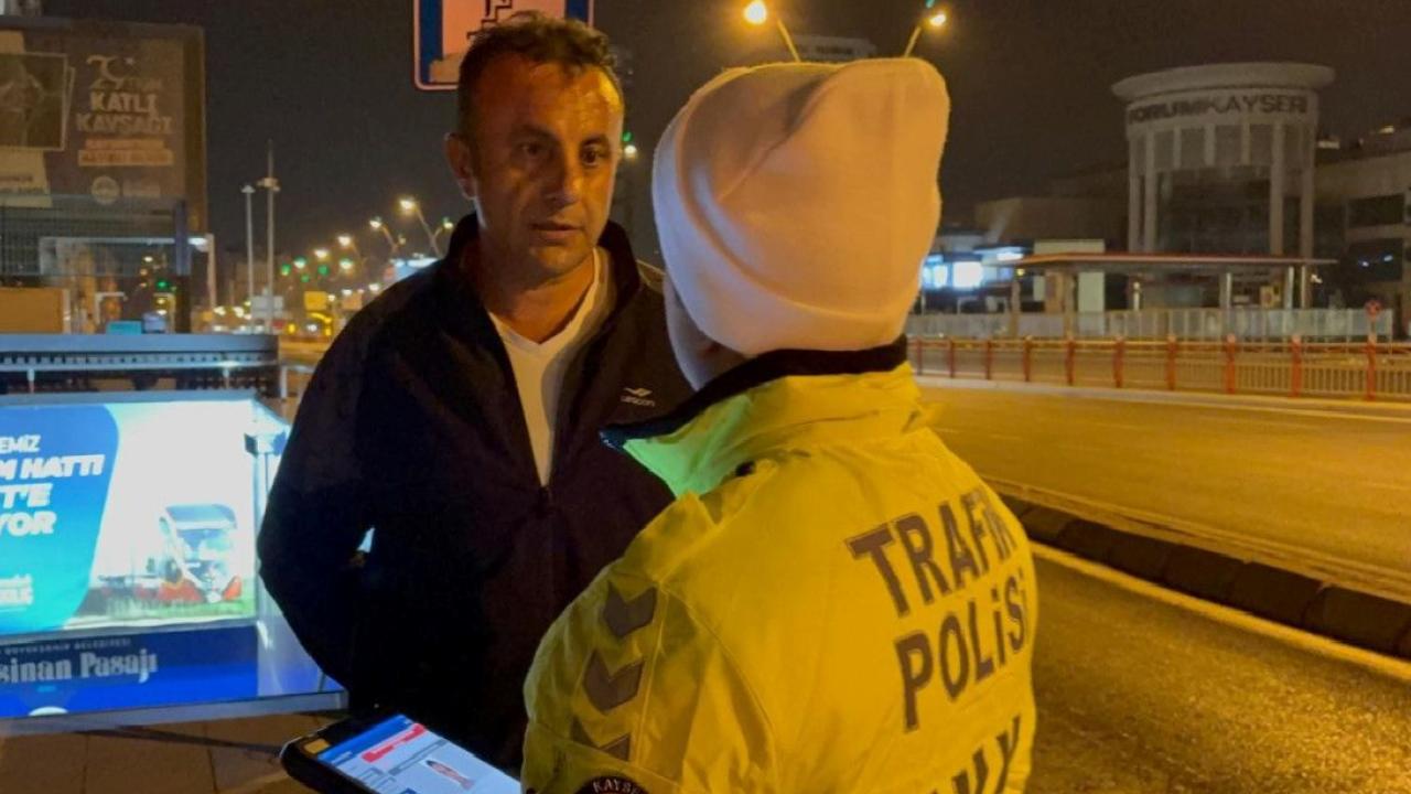 Kayseri'de garip olay: Ehliyetsiz sürücü arkadaşını çağırdı, o da ehliyetsiz çıktı