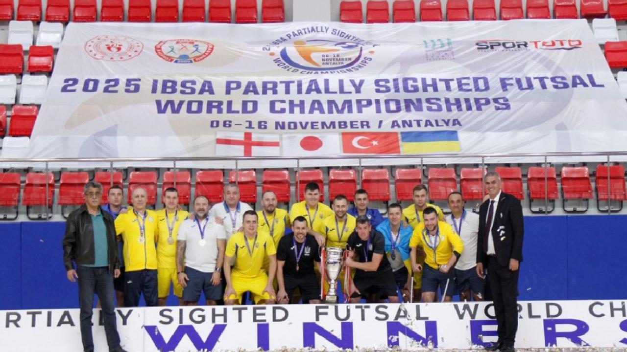 Kısmi Görme Engelliler Futsal Dünya Şampiyonası, Antalya'da tamamlandı