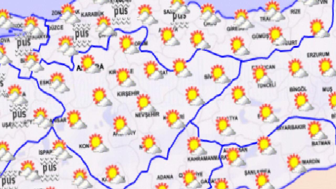 Kuzeybatıya yağmur geliyor, sıcaklıklar mevsim normallerinin üstünde