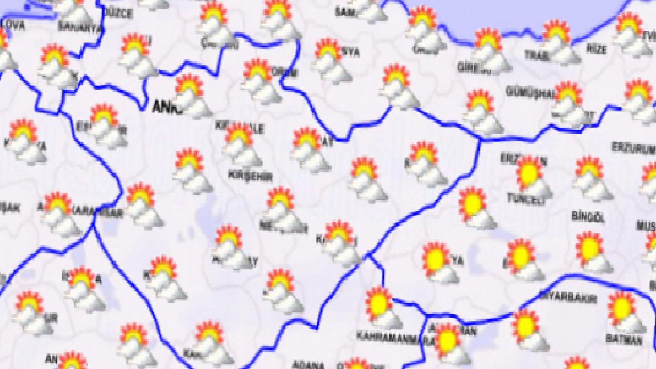Kuzeybatıya yağmur geliyor, sıcaklıklar mevsim normallerinin üstünde