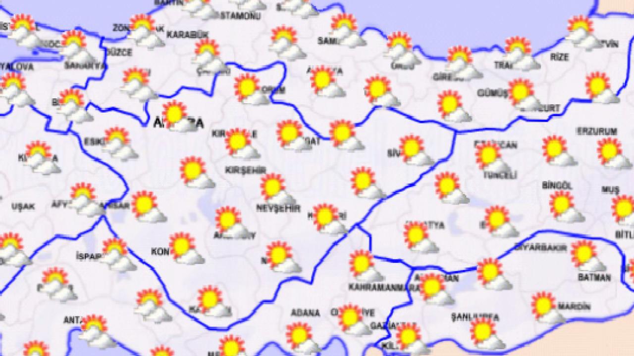 Kuzeybatıya yağmur geliyor, sıcaklıklar mevsim normallerinin üstünde