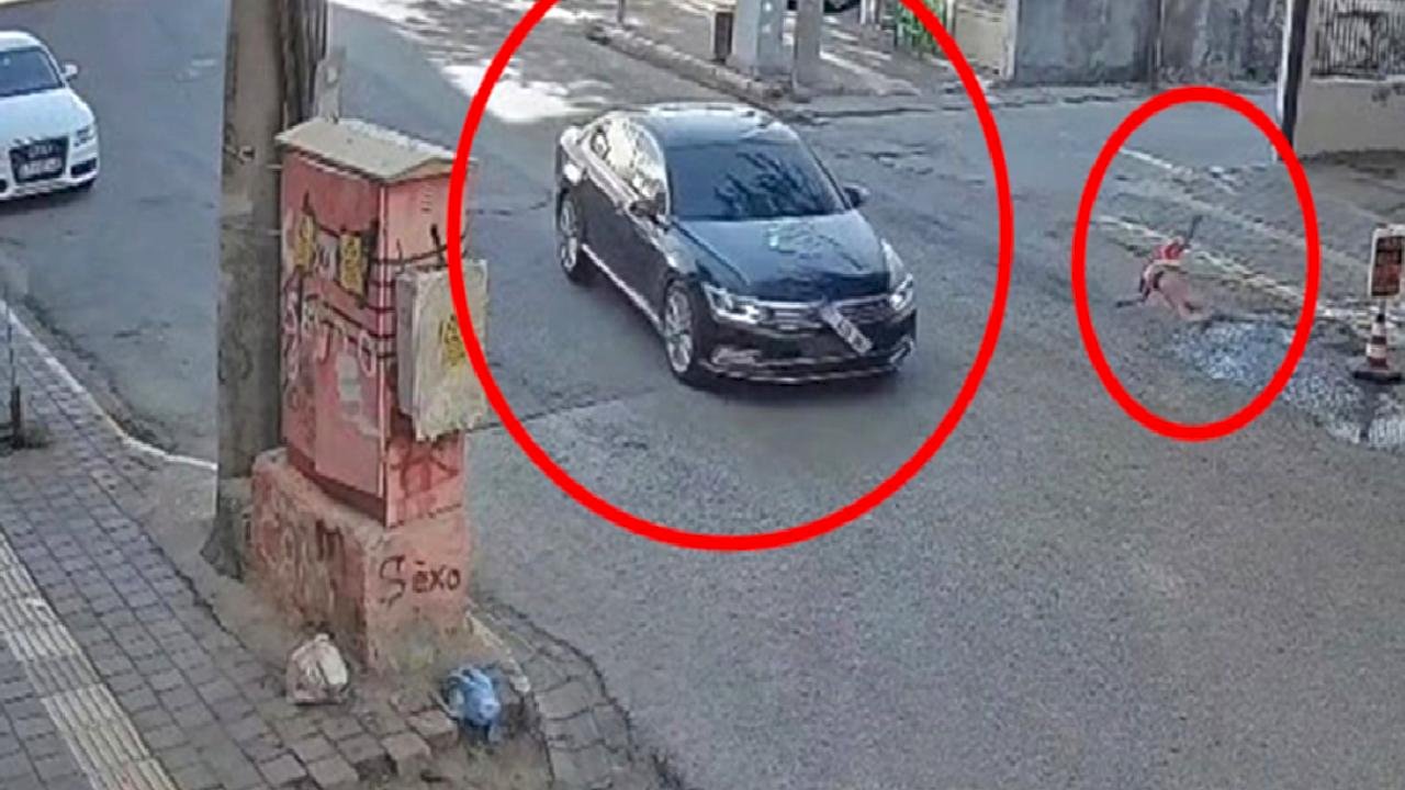 Mardin'de ehliyetsiz sürücünün çarptığı çocuk metrelerce savruldu