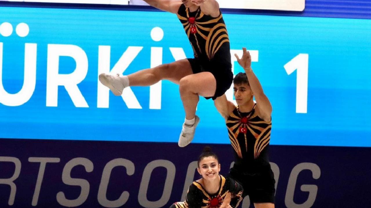 Milli aerobik cimnastikçiler, Avrupa Şampiyonası'nda finale çıktı
