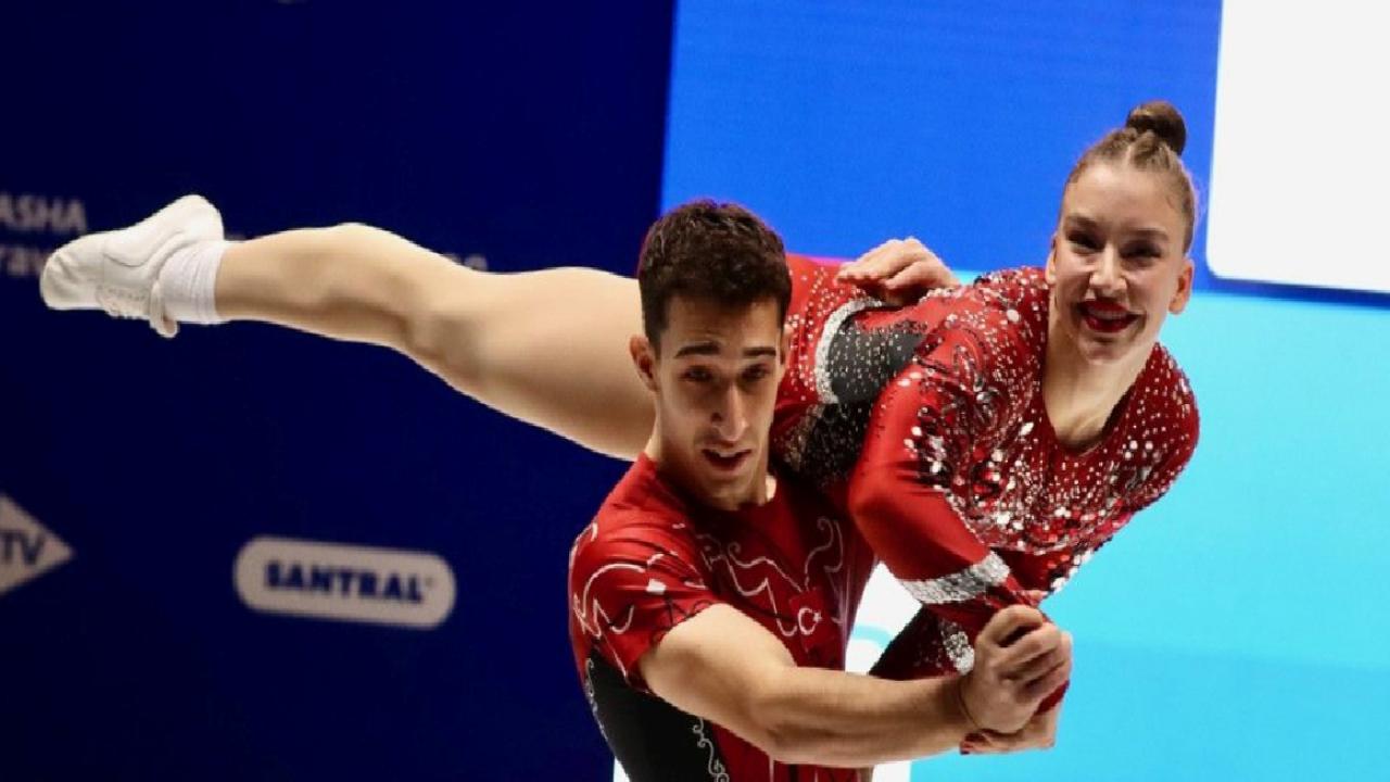 Milli aerobik cimnastikçiler, Avrupa Şampiyonası'nda finale çıktı