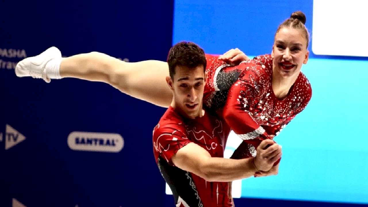 Milli aerobik cimnastikçiler, Avrupa Şampiyonası'nda finale çıktı