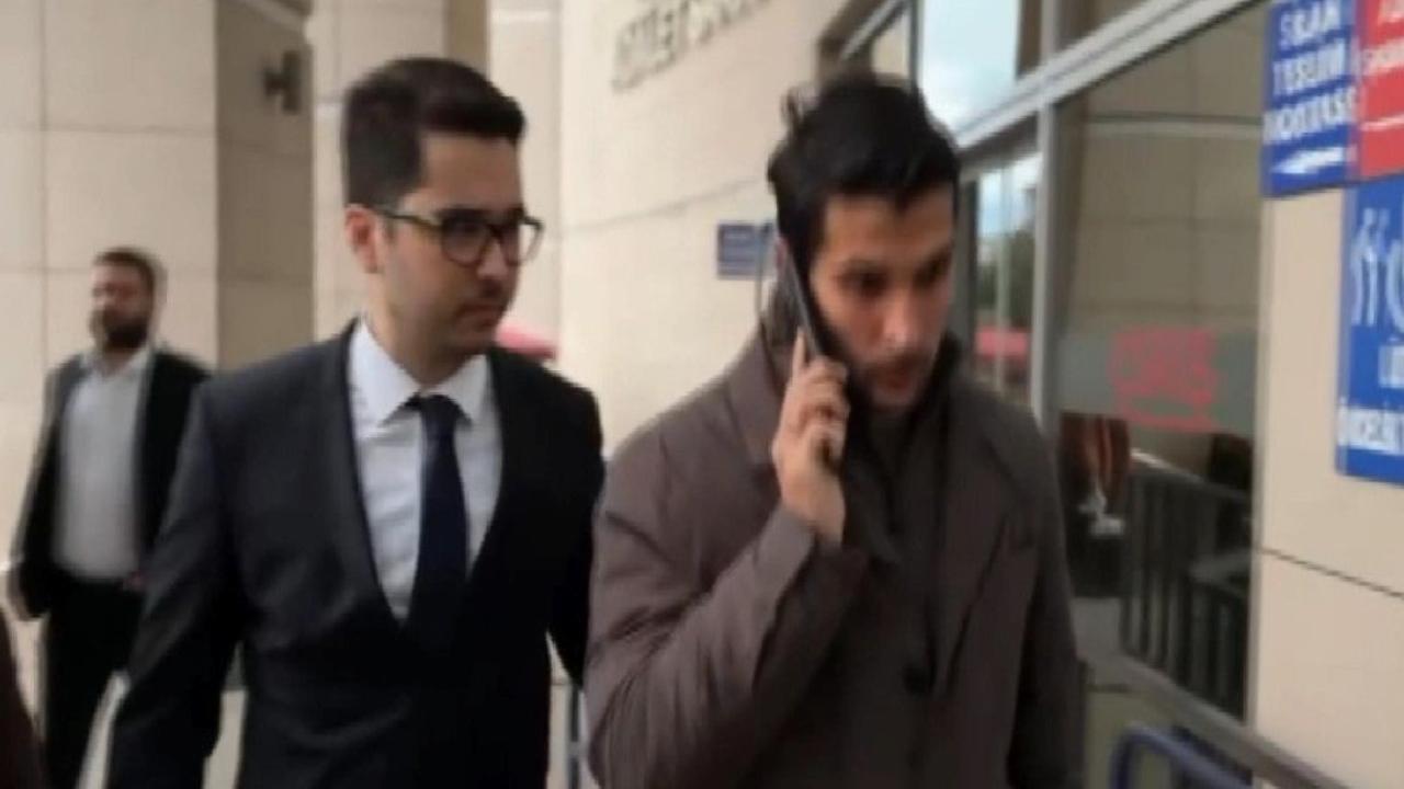 Necip Uysal, suç duyurusu için adliyeye geldi