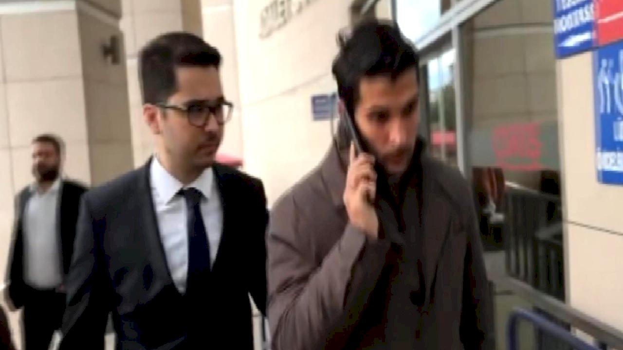 Necip Uysal, suç duyurusu için adliyeye geldi