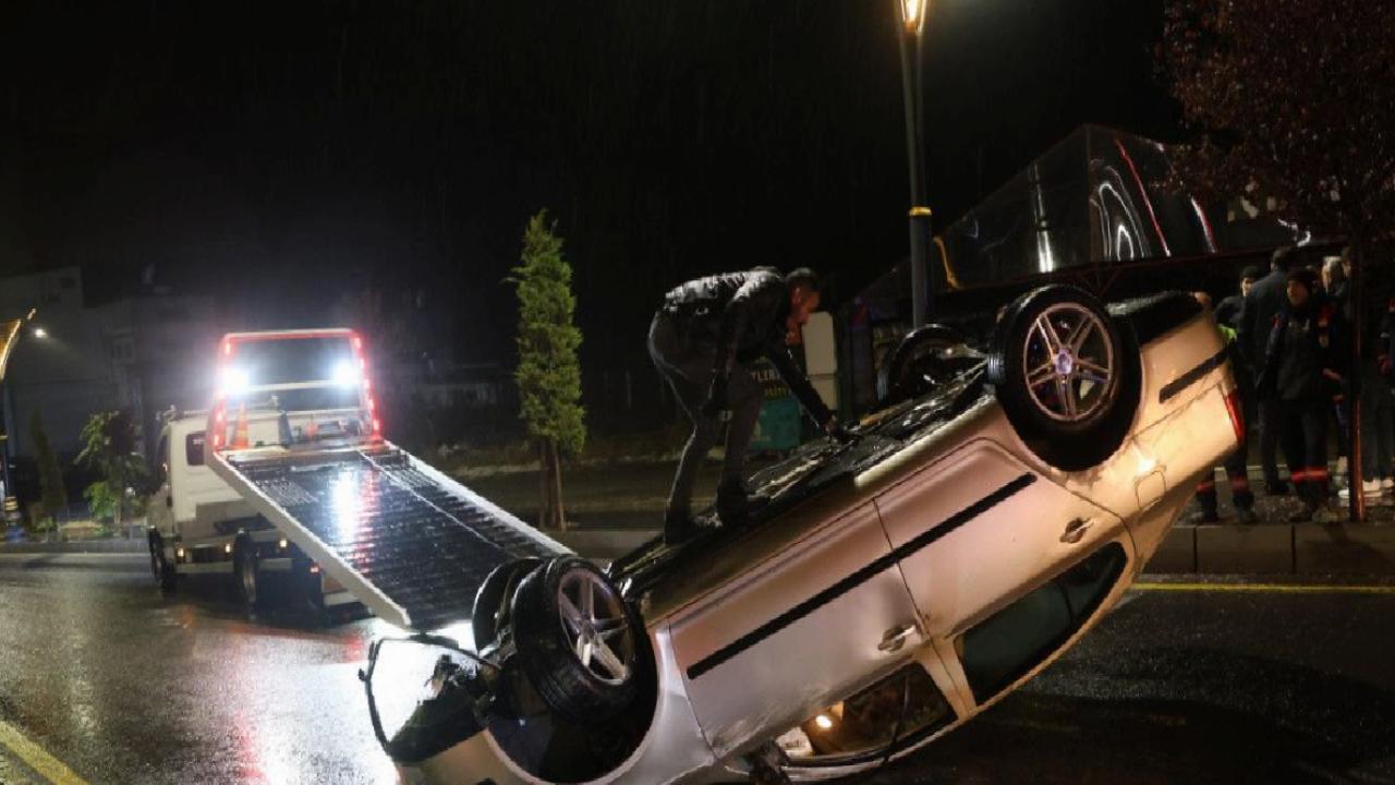 Nevşehir'de önce otomobiliyle takla attı, sonra kaza yerinden kaçtı