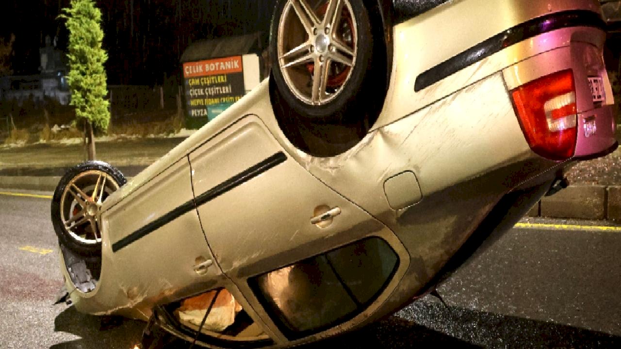 Nevşehir'de önce otomobiliyle takla attı, sonra kaza yerinden kaçtı