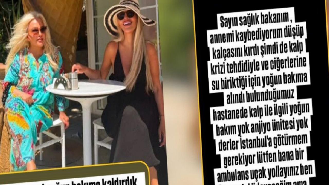 Sağlık Bakanlığı'ndan yardım istemişti! Seren Serengil'in annesi için uçak yollandı