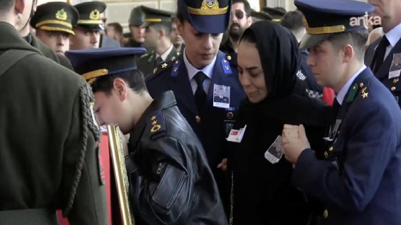 Şehit Yarbay Pilot Gökhan Korkmaz'a veda