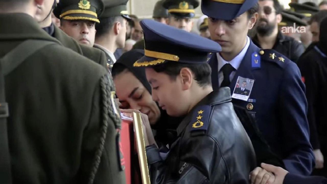 Şehit Yarbay Pilot Gökhan Korkmaz'a veda