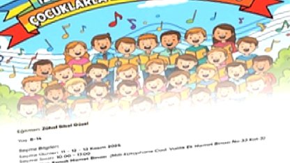 "Çocuklarla Renkli Sesler Korosu" başlıyor
