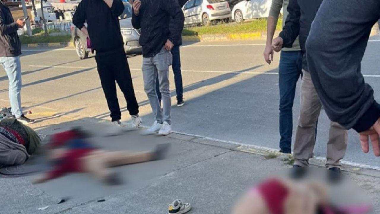 Trabzon'da otomobilin altında kalan babaanne ve 2 torunu ağır yaralandı