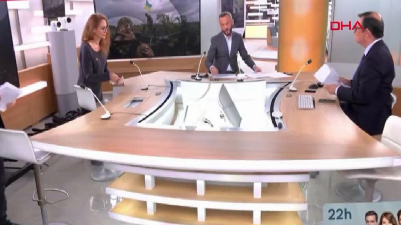 Zelensky ile canlı bağlantı sırasında Fransız kanalında bomba alarmı verildi