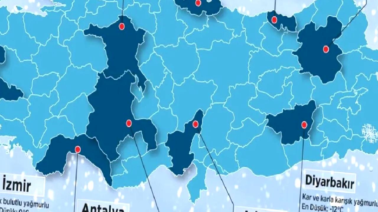 2025'in son hava raporu... Yeni yıla soğuk ve yağışlı hava ile giriyoruz