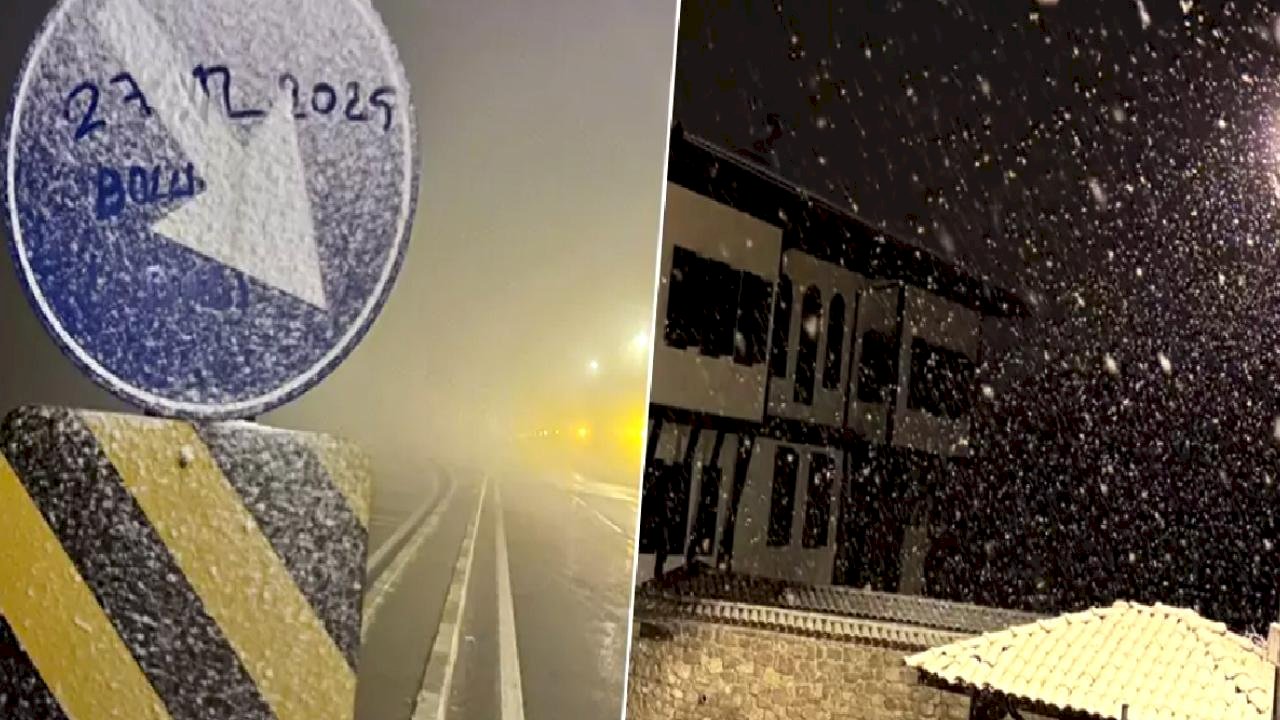 38 ilde sarı ve turuncu kodlu uyarı! İstanbul'un yanı başında kar başladı