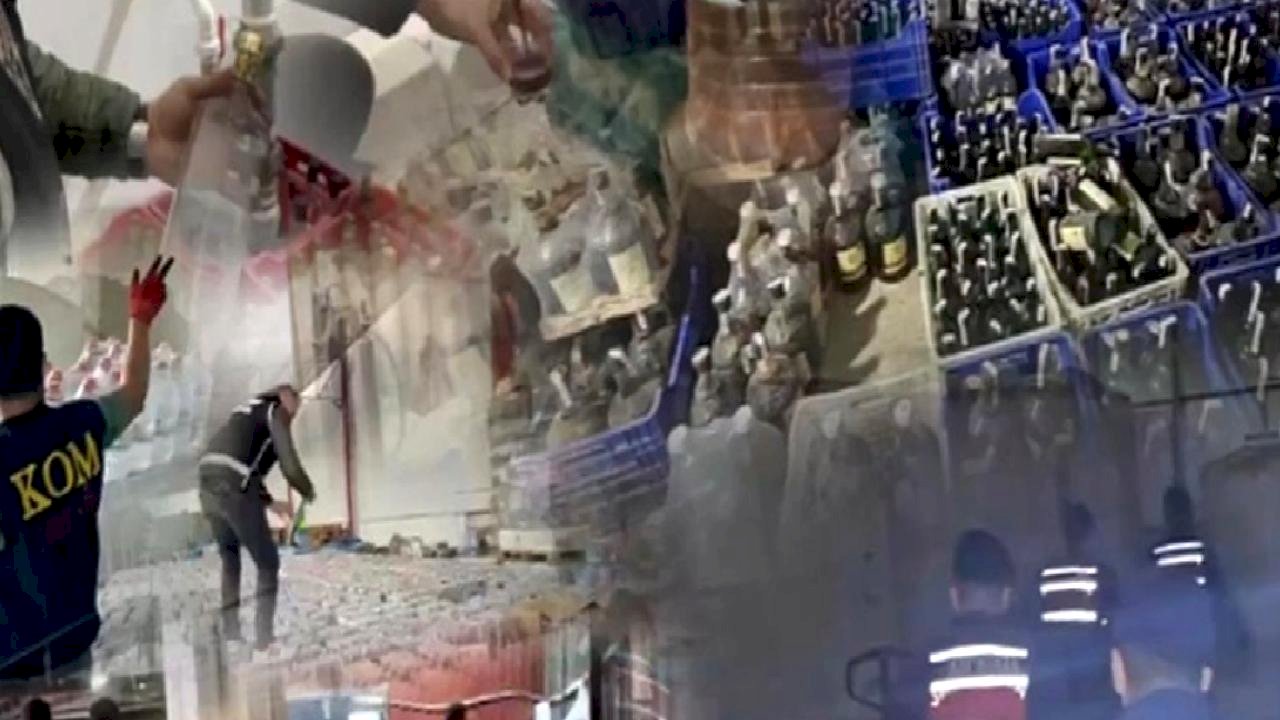 81 ilde son 1 haftada 91 bin litre sahte alkol ele geçirildi
