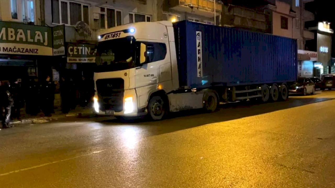 Alkollü TIR Sürücüsüne Cezası Kesildi