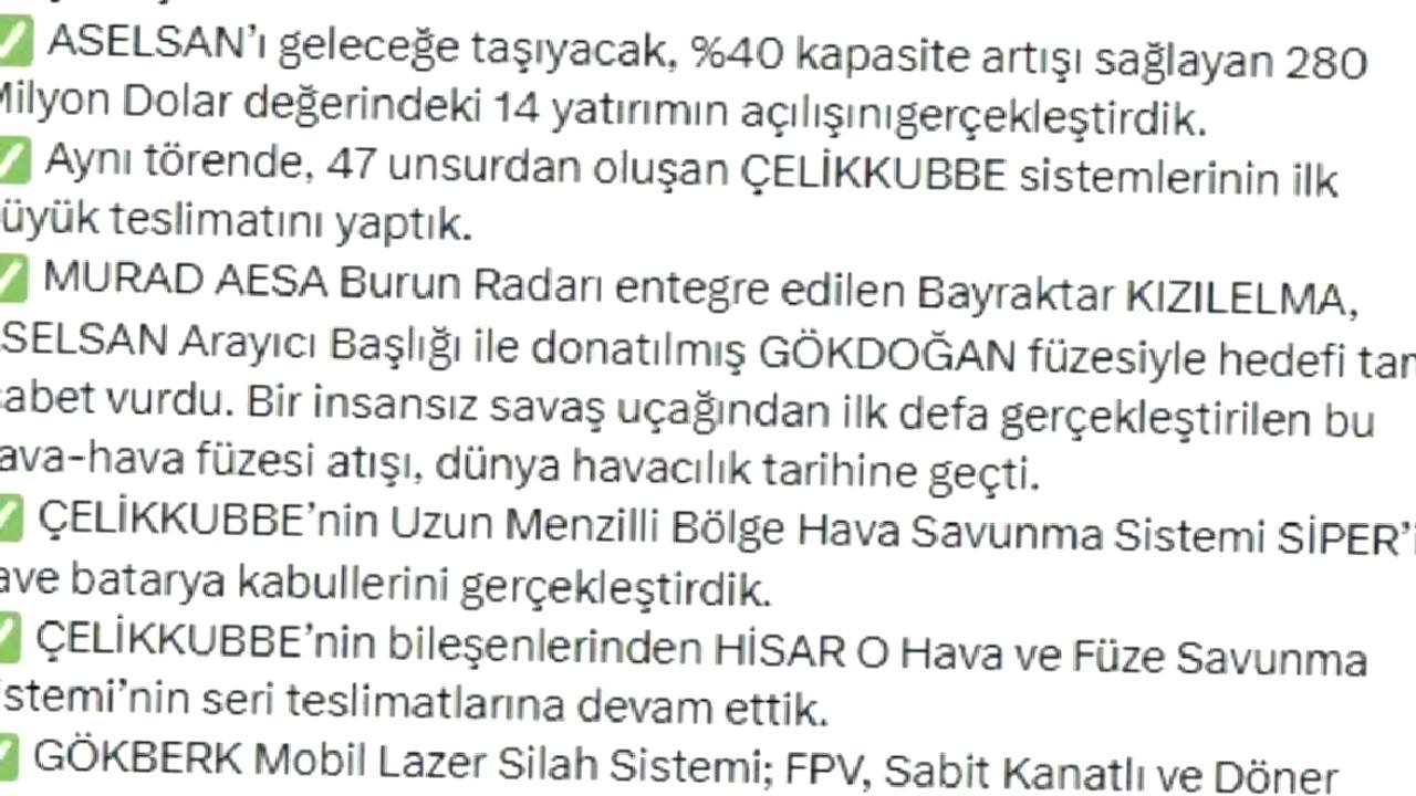 ASELSAN 2025'te Büyüme Hedefli