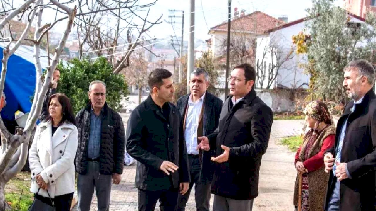 Başkan Günel'den Sındırgı'ya dayanışma ziyareti