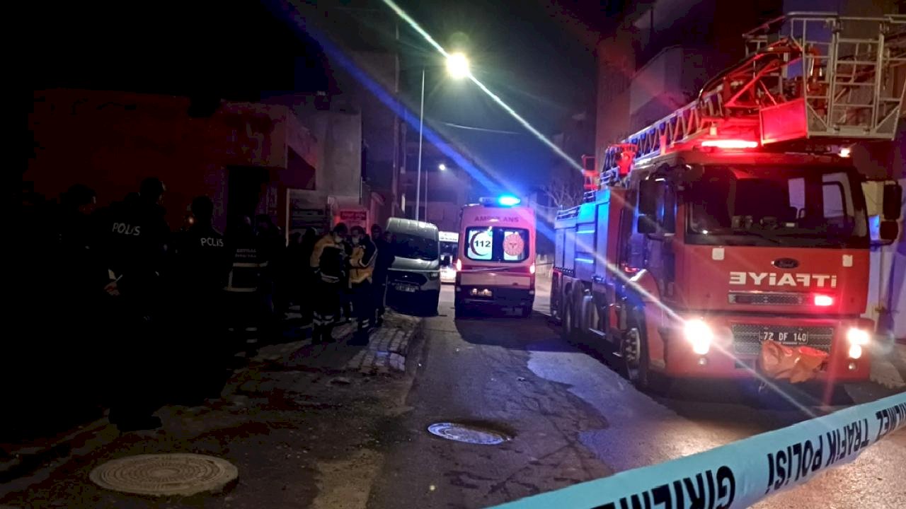 Batman'da evde çıkan yangında yatalak hasta can verdi