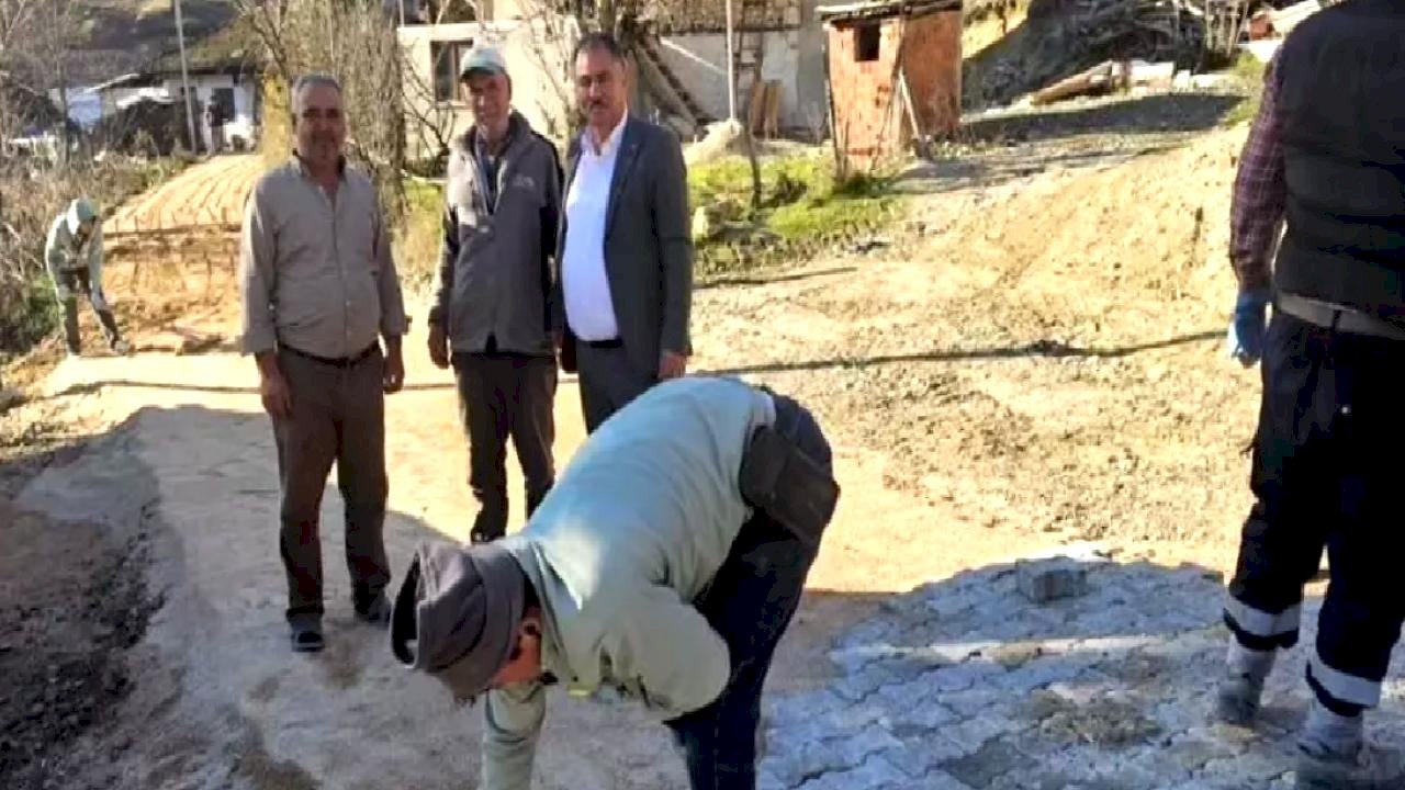 Beyağaç Belediyesi güvenli ulaşım için çalışmalara devam ediyor