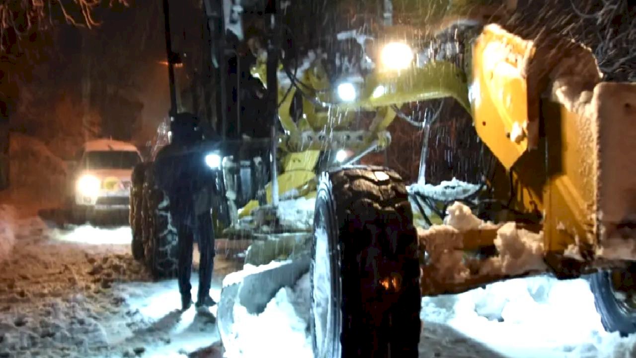 Bitlis'te Kar Yağışı Nedeniyla Acil Durum