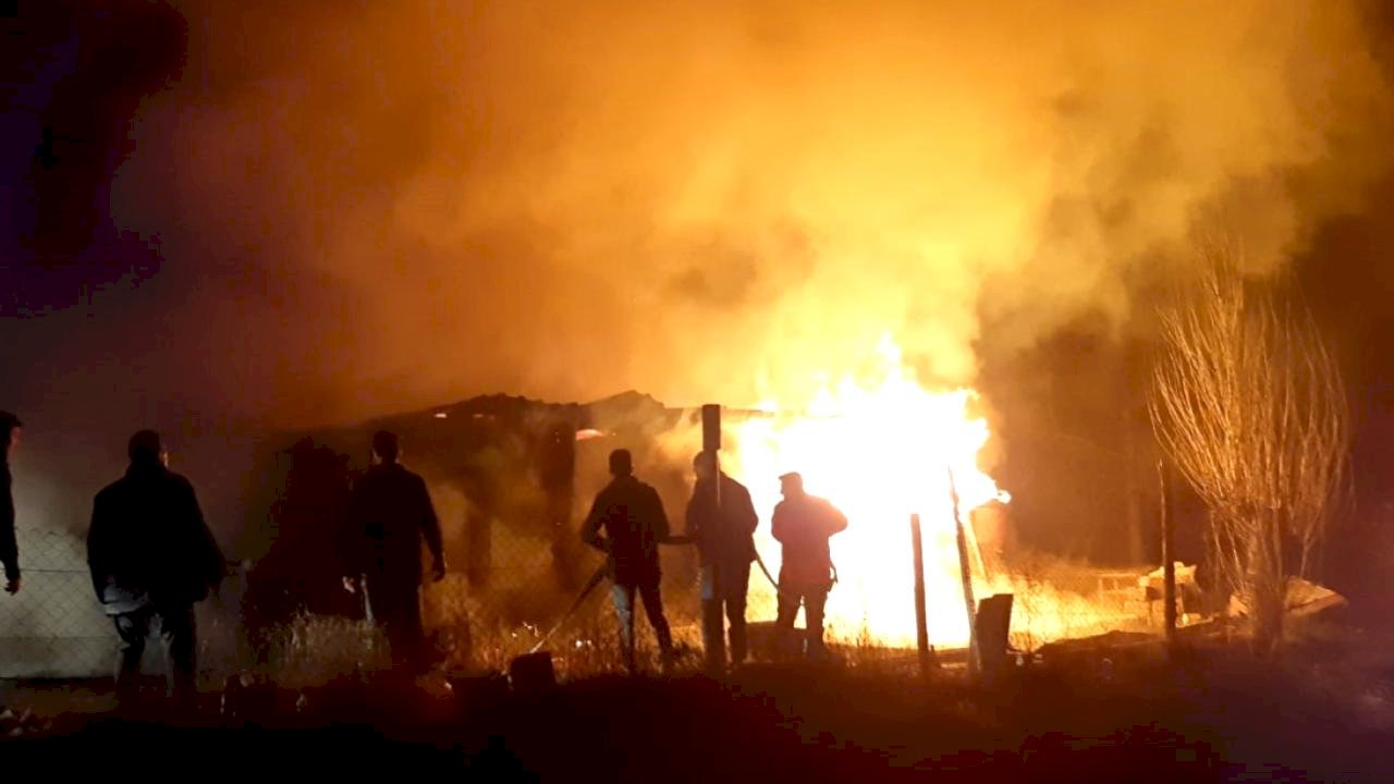 Bolu’da kümes yangını: Canımız sağ, ben de yanabilirdim
