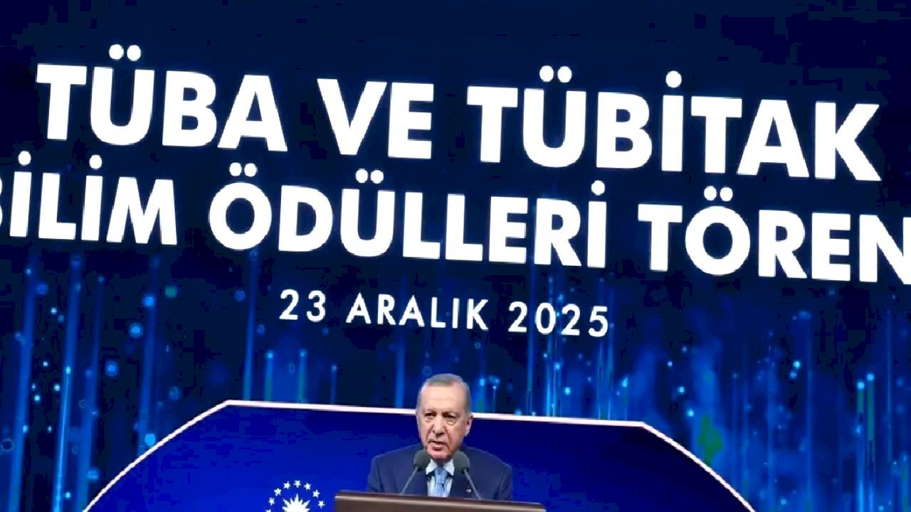 Cumhurbaşkanı Erdoğan, "2025 TÜBA ve TÜBİTAK Bilim Ödülleri Töreni"nde konuştu Açıklaması