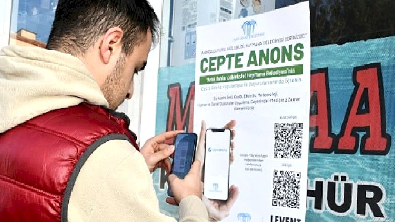 Dijital Dönüşümde Dev Atılım: Haymana Belediyesi 'Cepte Anons' ile İletişimde Yeni bir Döneme Giriyor.