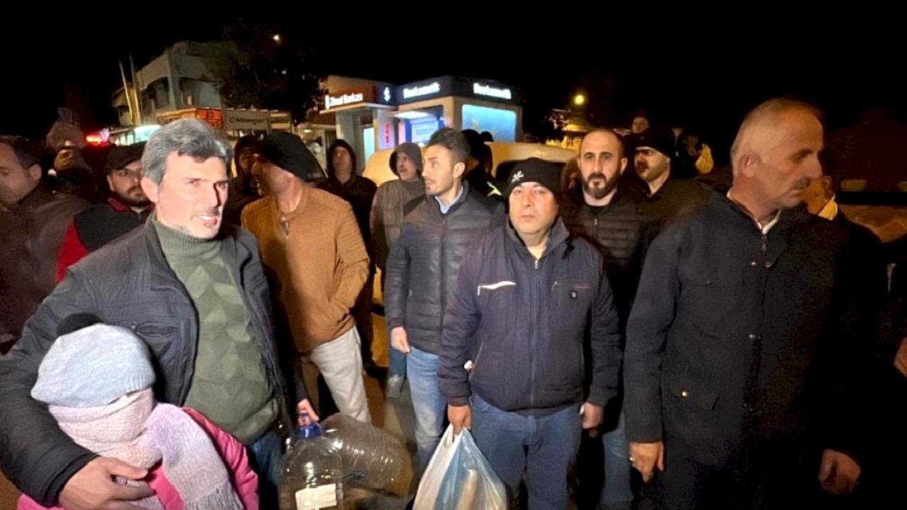 Edirne'de 10 gündür su akmayan mahallenin sakinlerinden eylem