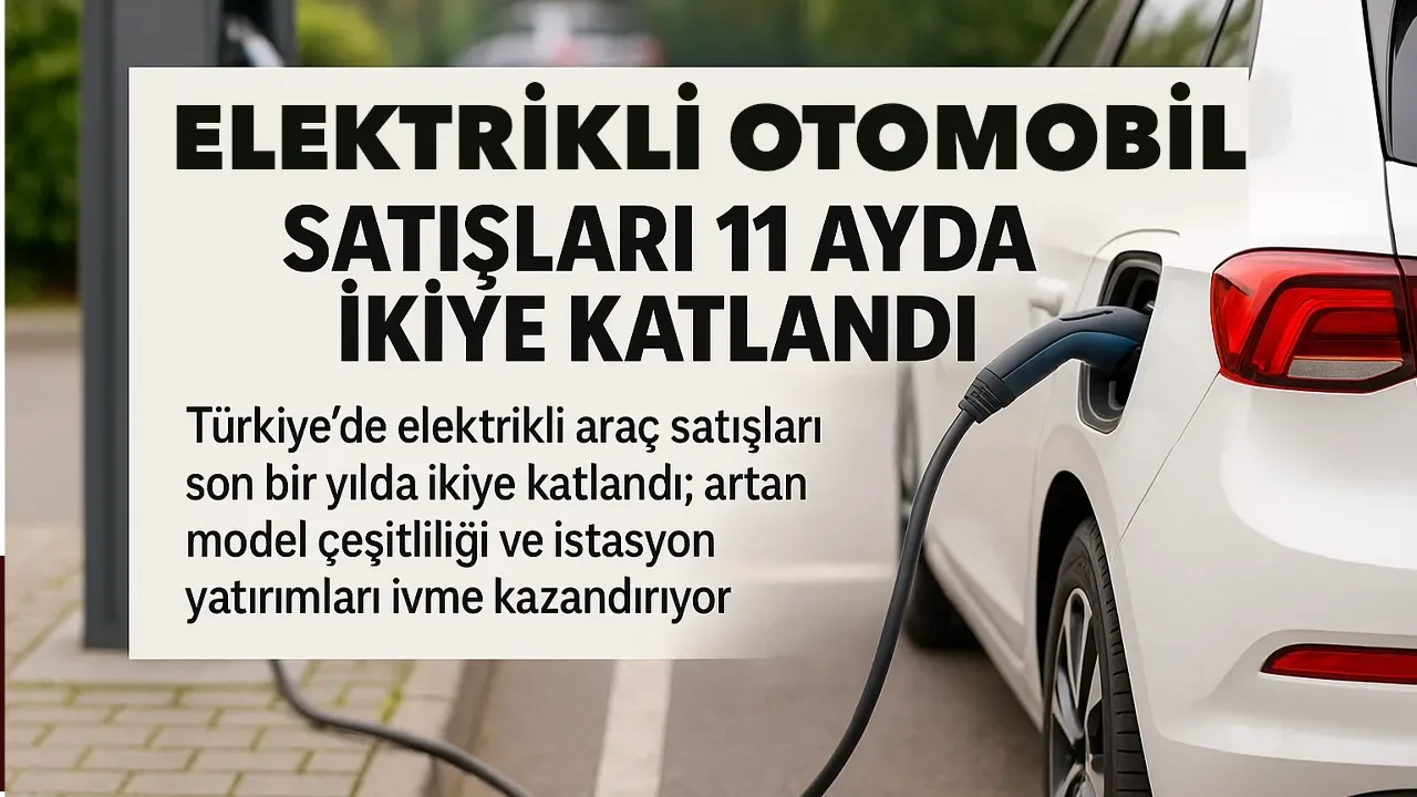 Elektrikli Otomobil Satışları 11 Ayda İkiye Katlandı. TOGG Zirvede