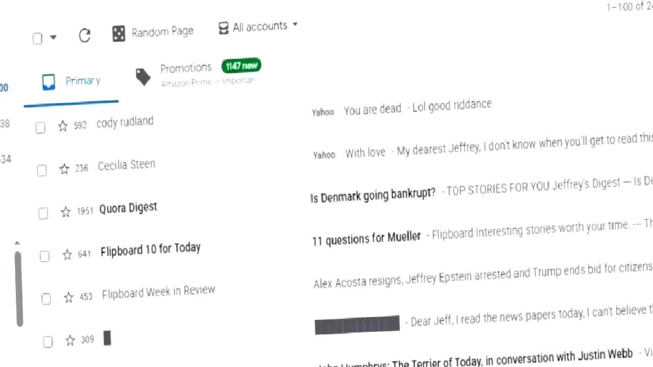 Epstein Belgeleri Dijital Platformda