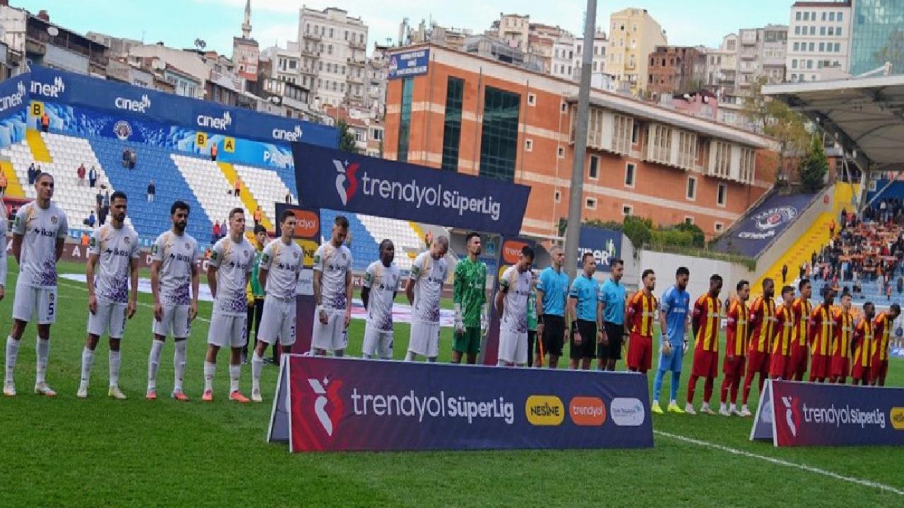 Eyüpspor - Kayserispor maçında kazanan yok!