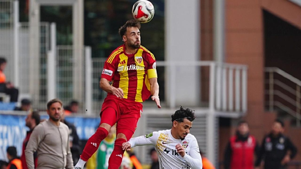 Eyüpspor - Kayserispor maçında kazanan yok!