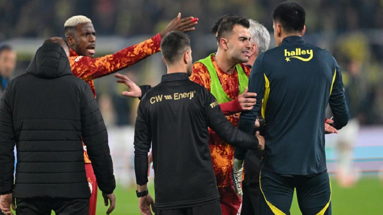 Fenerbahçe - Galatasaray derbisi öncesi kavga