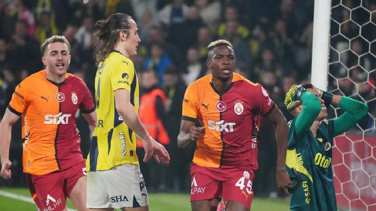 Fenerbahçe - Galatasaray derbisinin golleri yabancılardan