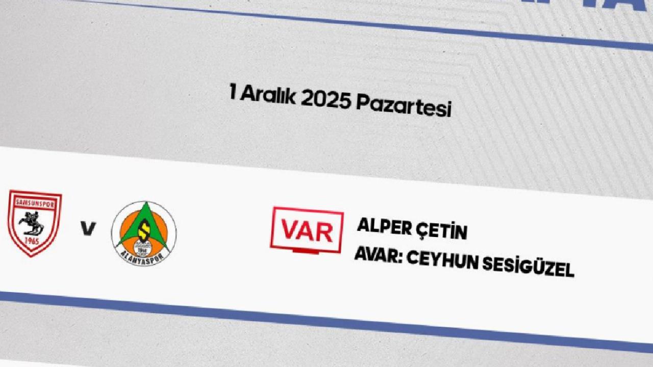 Fenerbahçe - Galatasaray derbisinin VAR hakemi açıklandı!