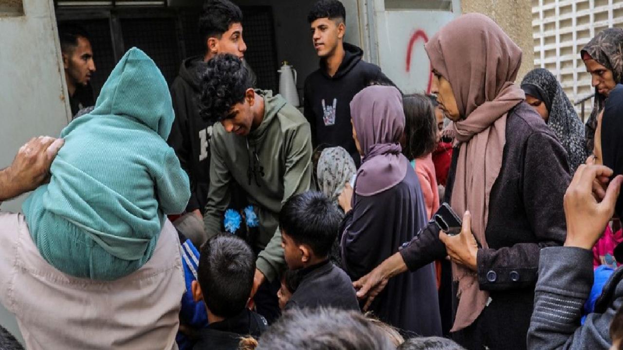 Gazze'de yemek dağıtımı yapıldı