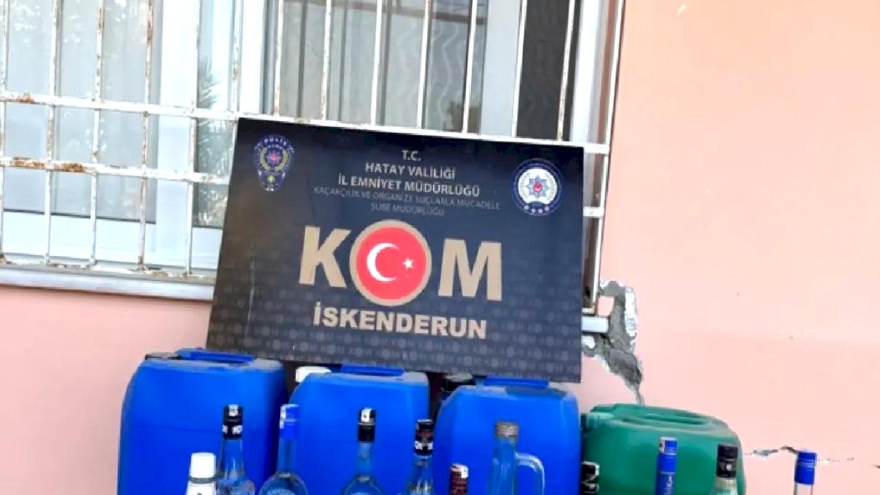 Hatay'da Yılbaşı Öncesi Sahte İçki Operasyonu