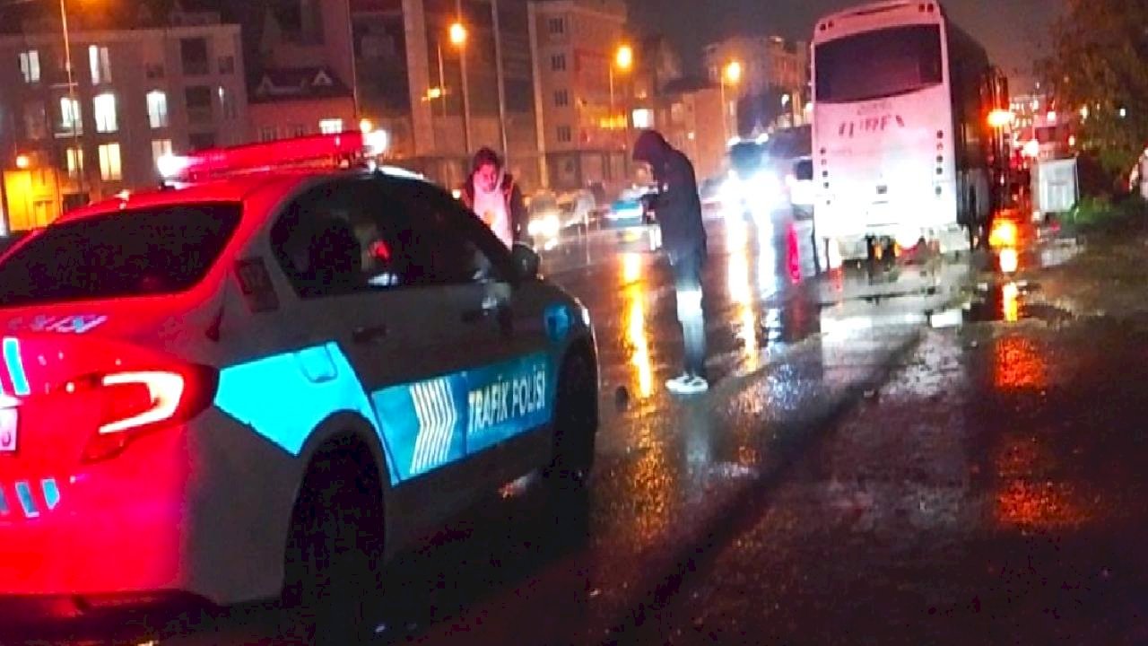 İstanbul Silivri'de servis aracının çarptığı kadın öldü