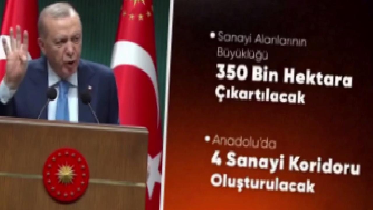 Kabine sonrası önemli mesajlar... Ekonomide 2028 hedefi 1,9 trilyon dolar... Anadolu'da 4 sanayi koridoru oluşturulacak