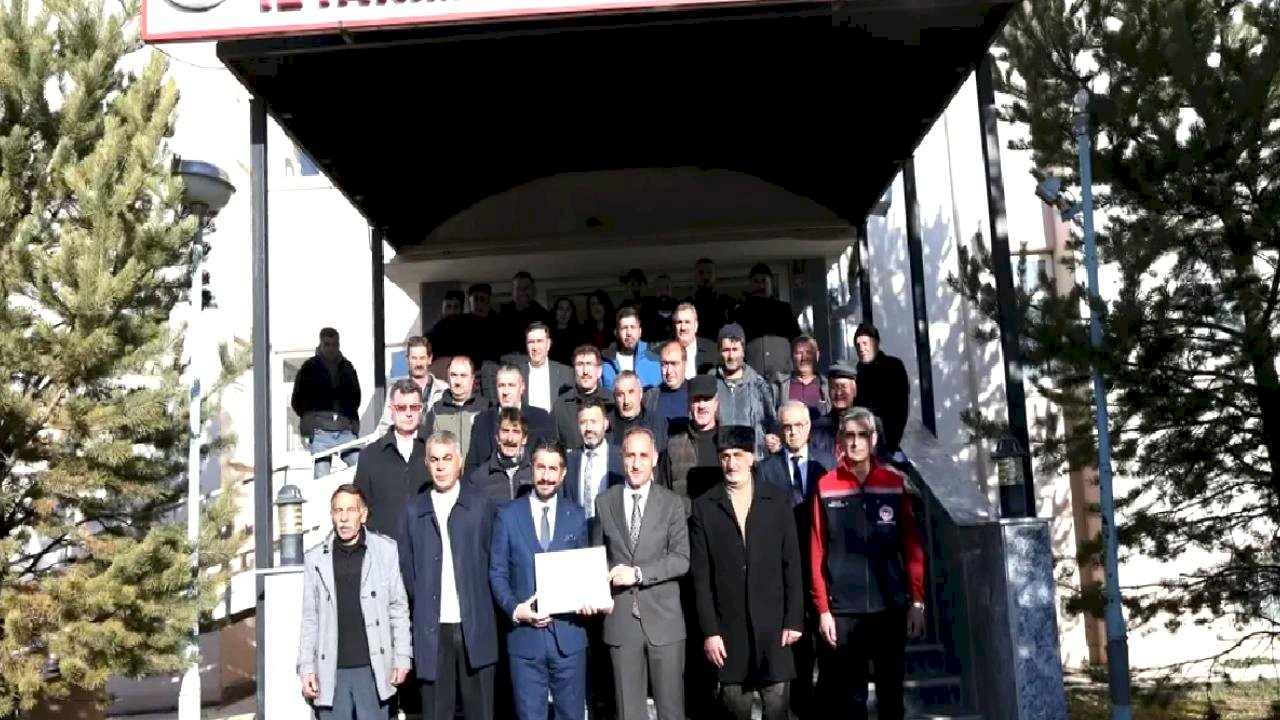 Kars'a Birinci Derece Tarımsal Örgüt Belgesi