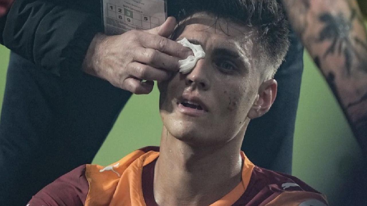 Kazımcan Karataş'a derbide yabancı madde geldi!