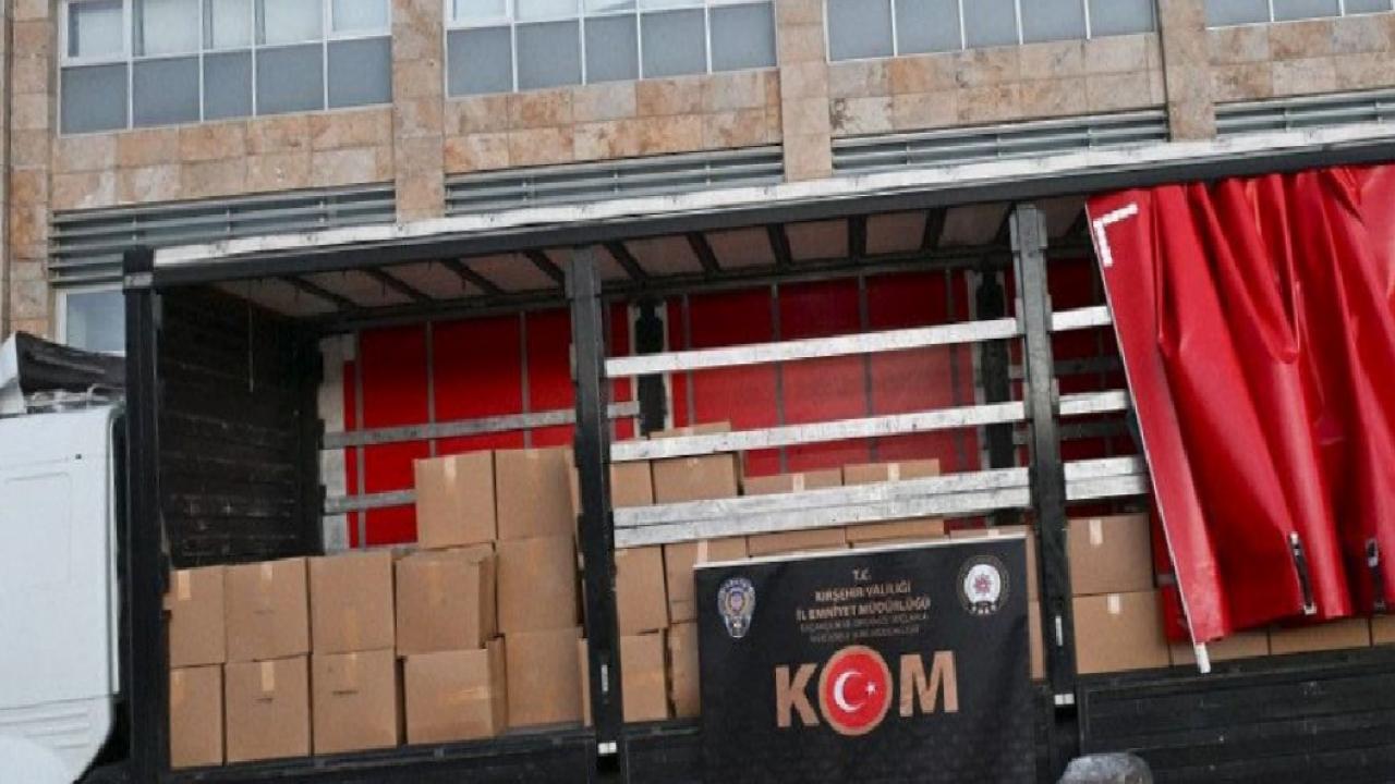 Kırşehir’de kaçak tütün operasyonu