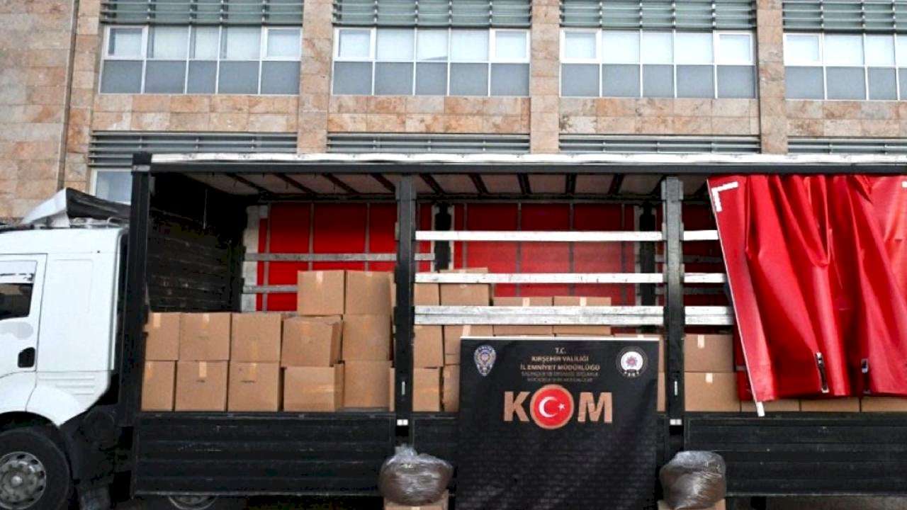 Kırşehir’de kaçak tütün operasyonu