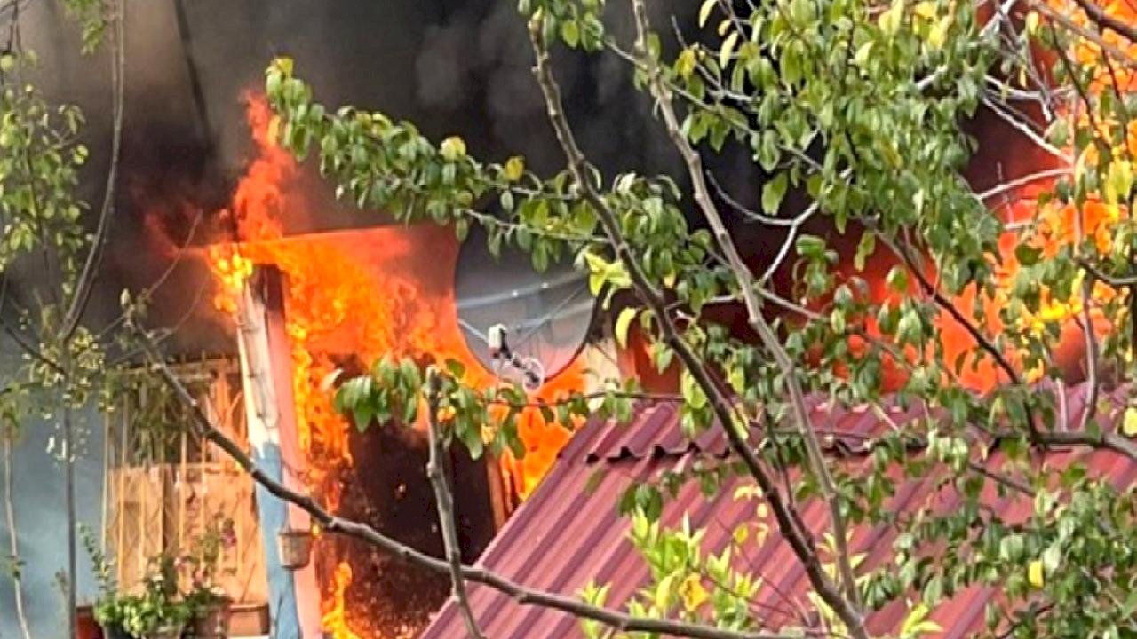 Kocaeli'de çakmak gazı faciası: Yaşlı kadın alevlerin arasında kaldı