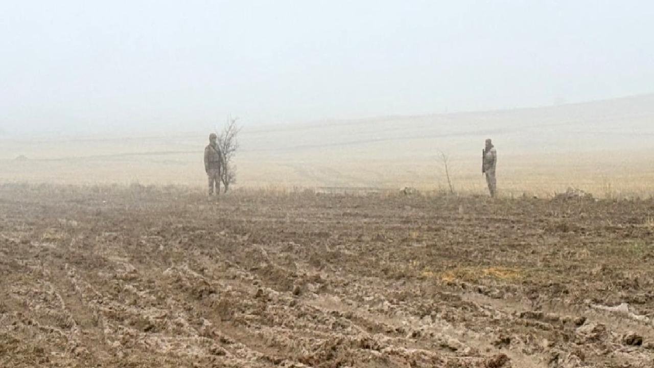 Libya askeri heyetinin jetinin düştüğü alanda sıkı önlem