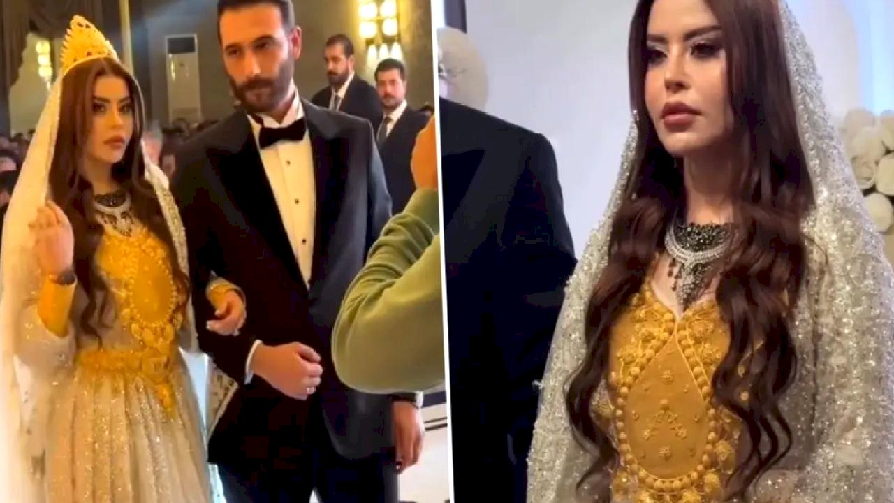 Nazdar Barzani ile Kahraman Zülfikar İzol evlendi! Geline kilolarca altın takıldı